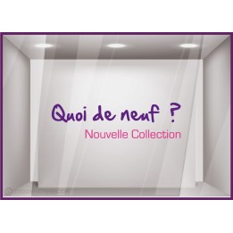 Sticker Quoi de neuf ? Nouvelle Collection