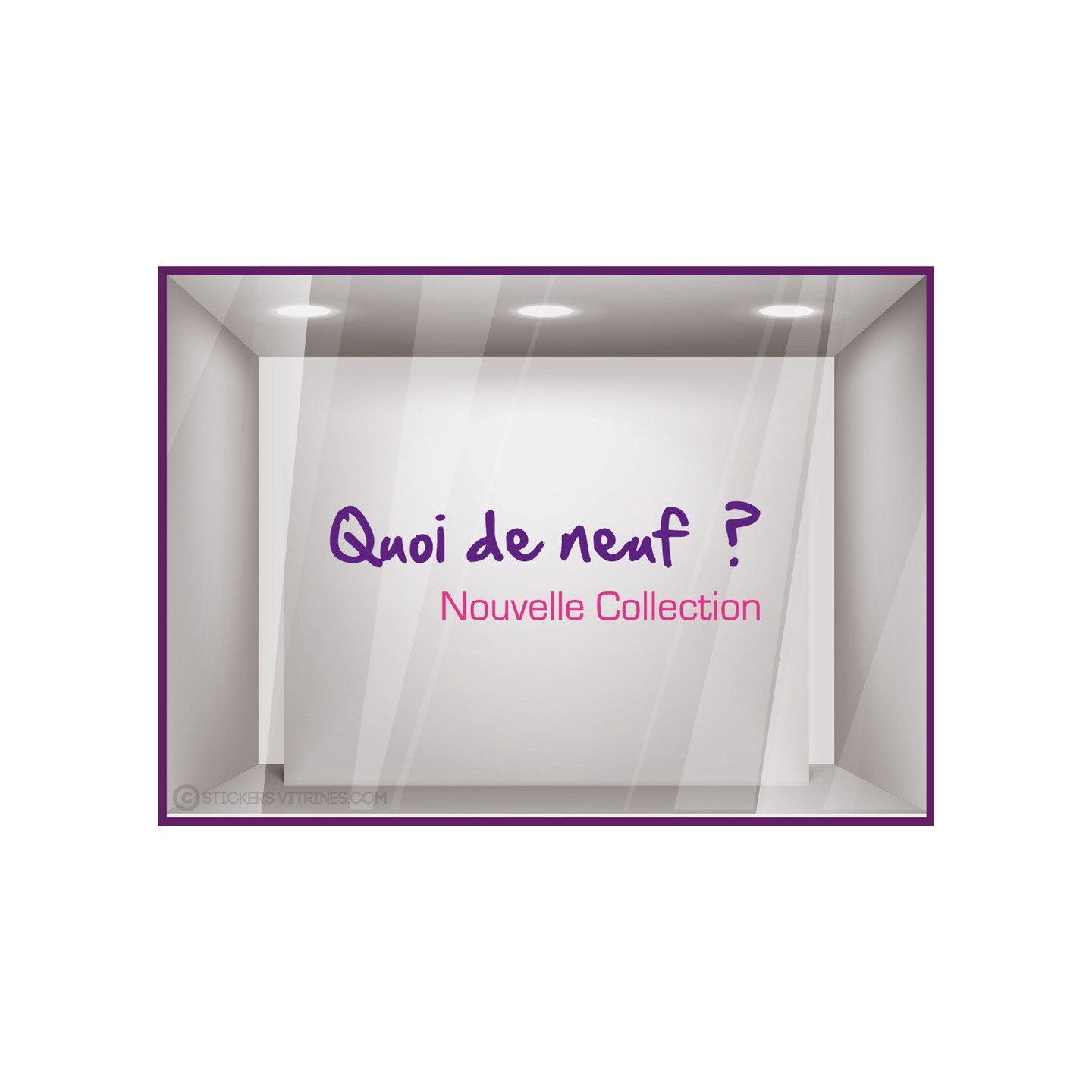 Sticker Quoi de neuf ? Nouvelle Collection