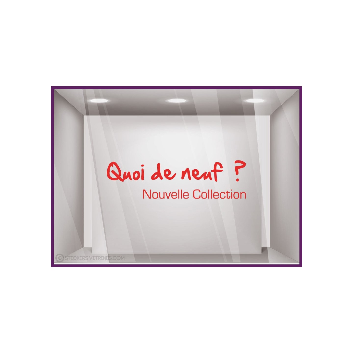 Sticker Quoi de neuf ? Nouvelle Collection