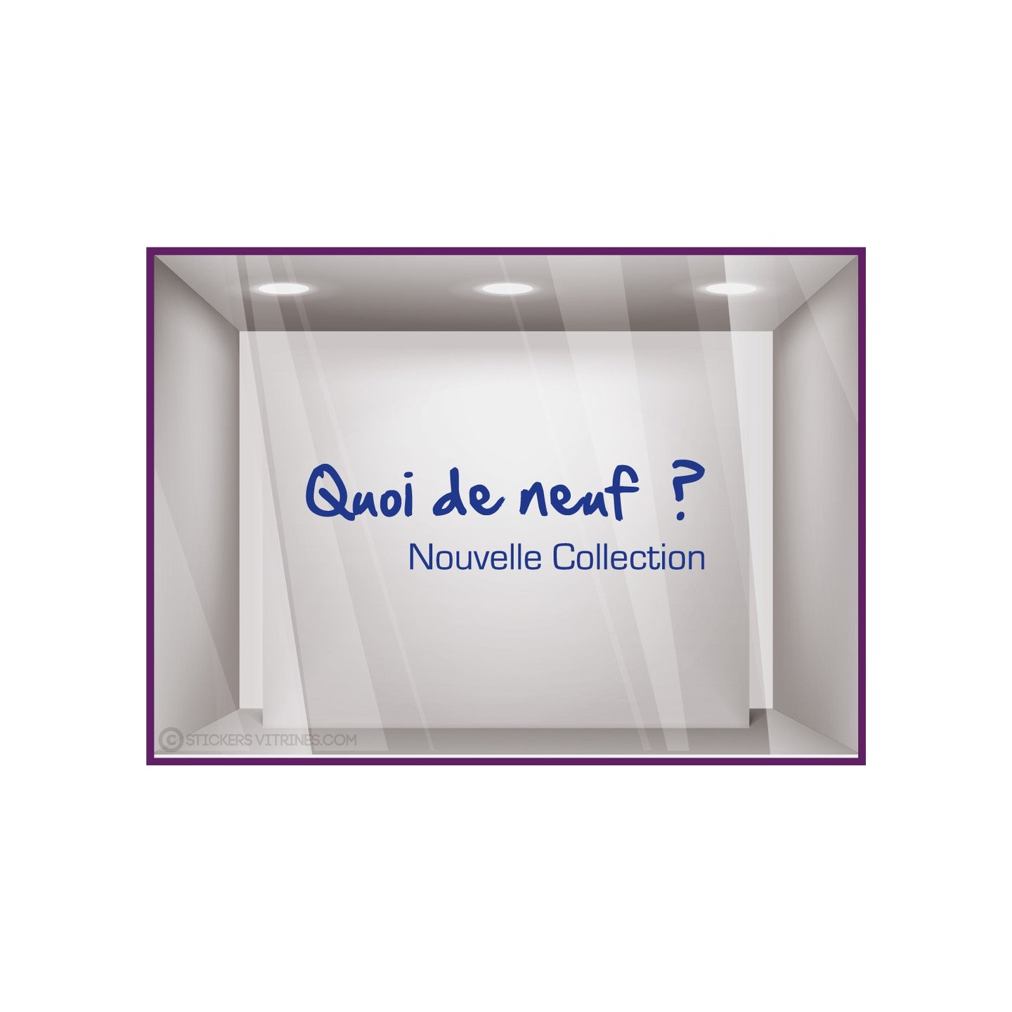 Sticker Quoi de neuf ? Nouvelle Collection