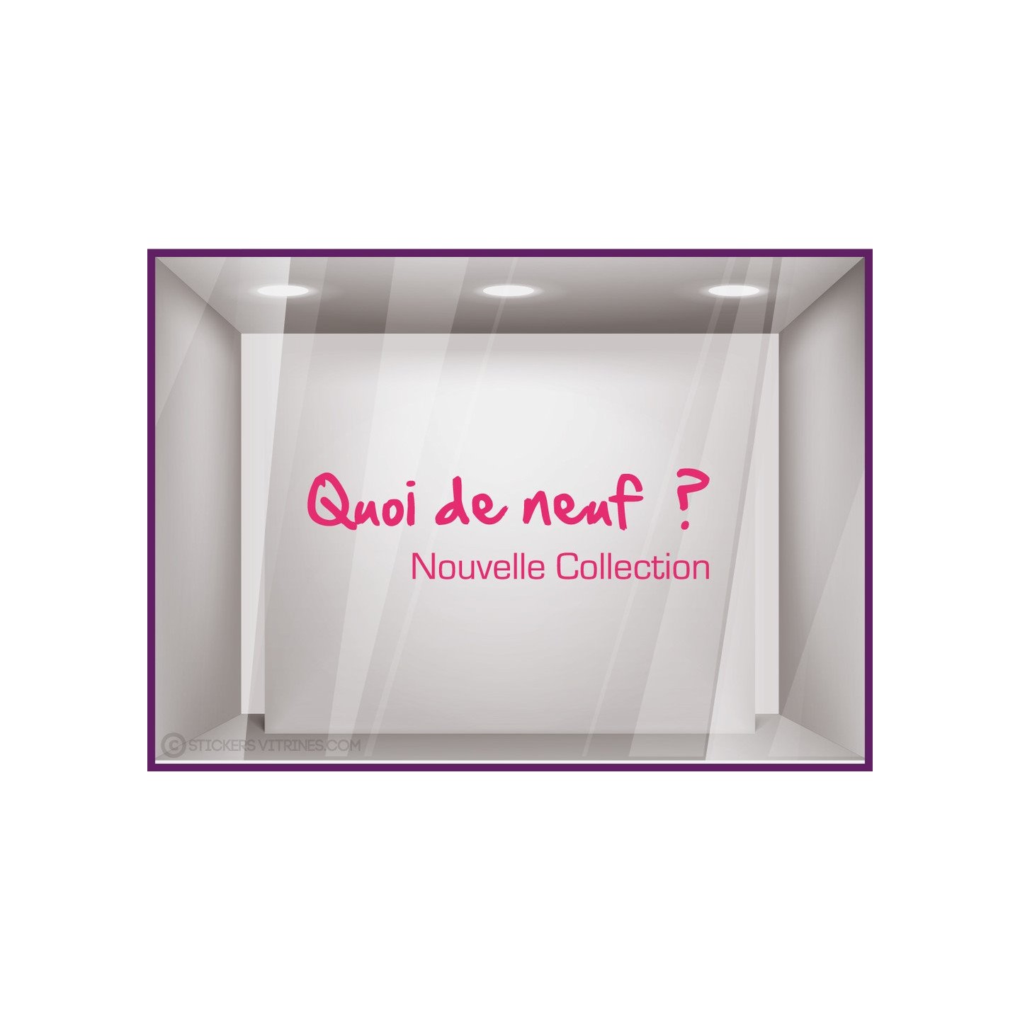 Sticker Quoi de neuf ? Nouvelle Collection