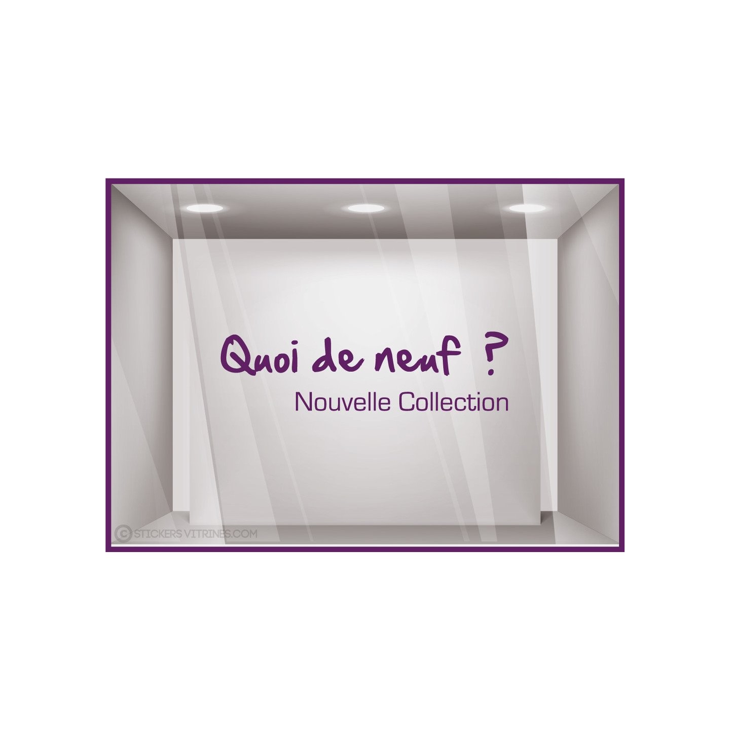 Sticker Quoi de neuf ? Nouvelle Collection