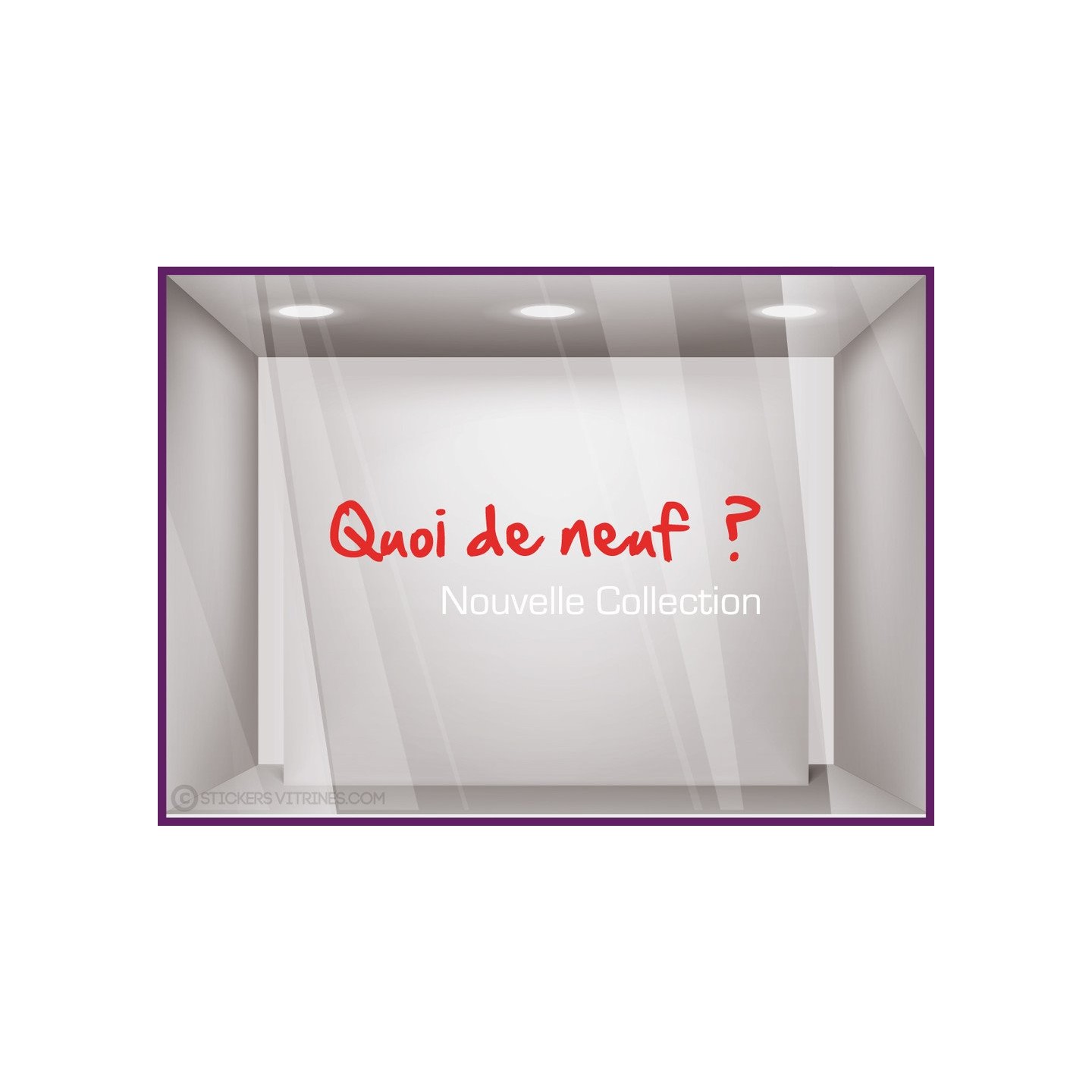 Sticker Quoi de neuf ? Nouvelle Collection
