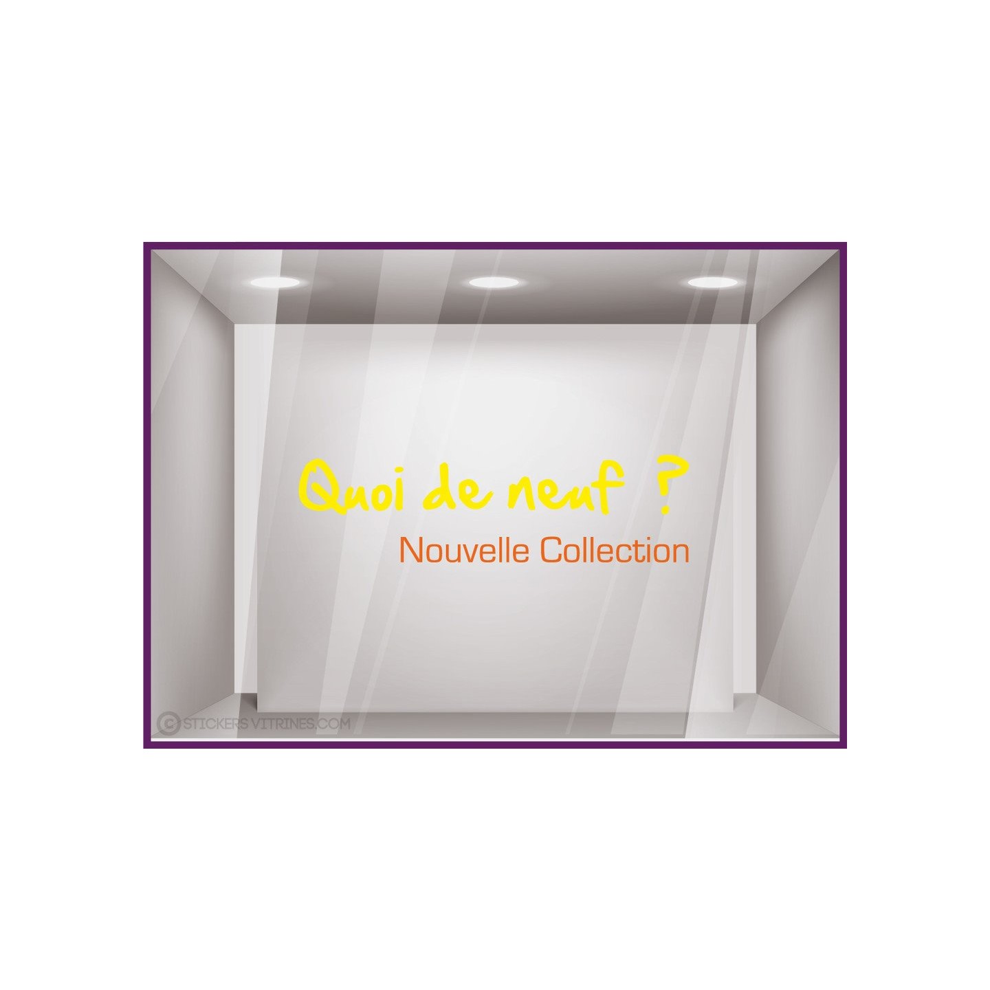 Sticker Quoi de neuf ? Nouvelle Collection