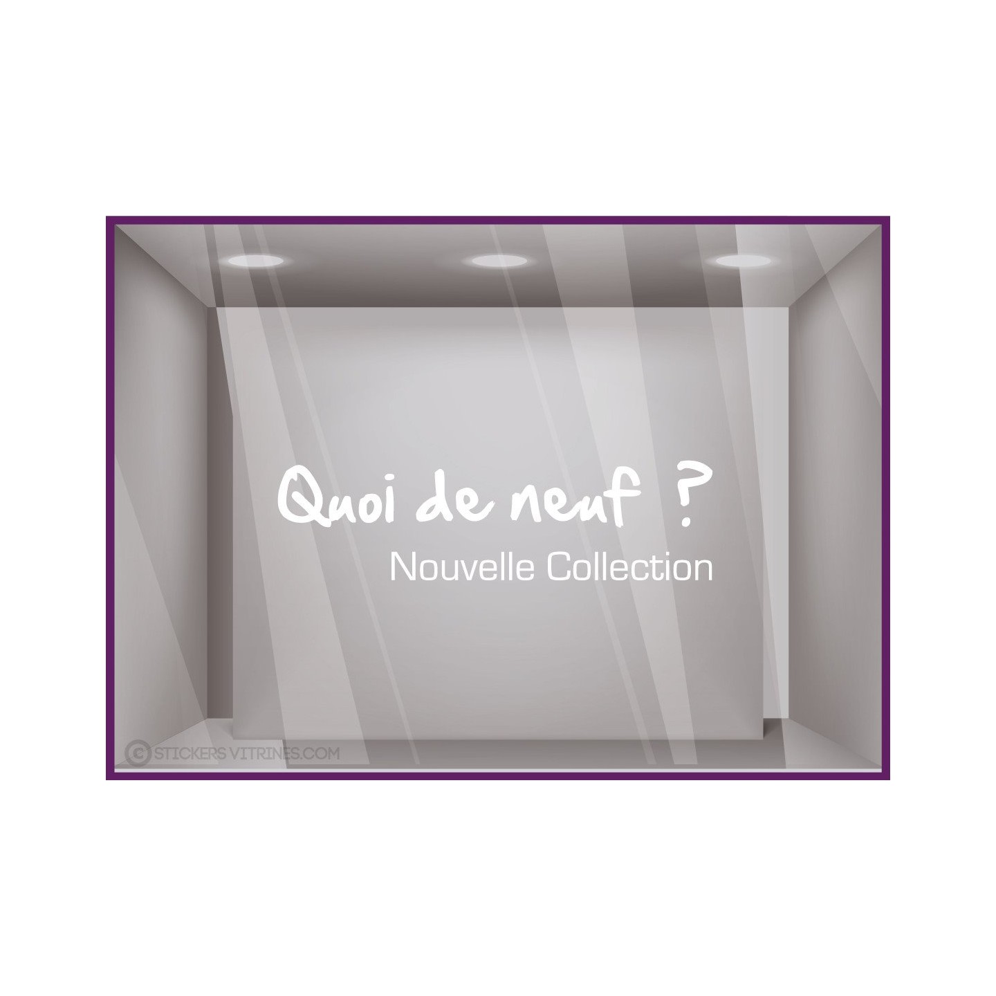 Sticker Quoi de neuf ? Nouvelle Collection