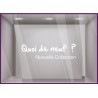 Sticker Quoi de neuf ? Nouvelle Collection