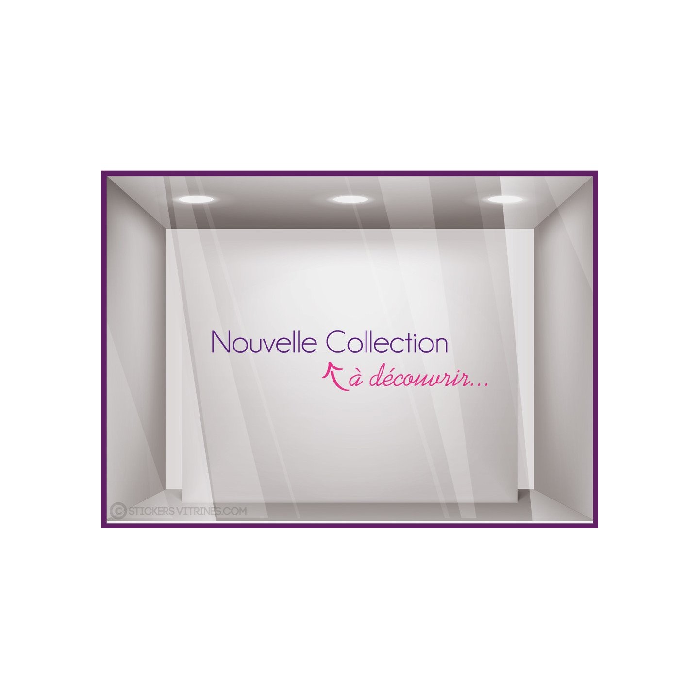 Sticker Nouvelle Collection `a Découvrir