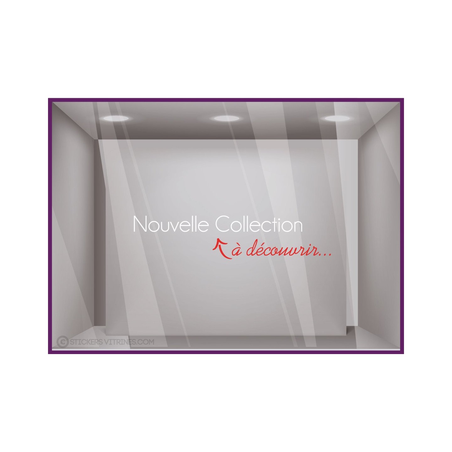 Sticker Nouvelle Collection `a Découvrir