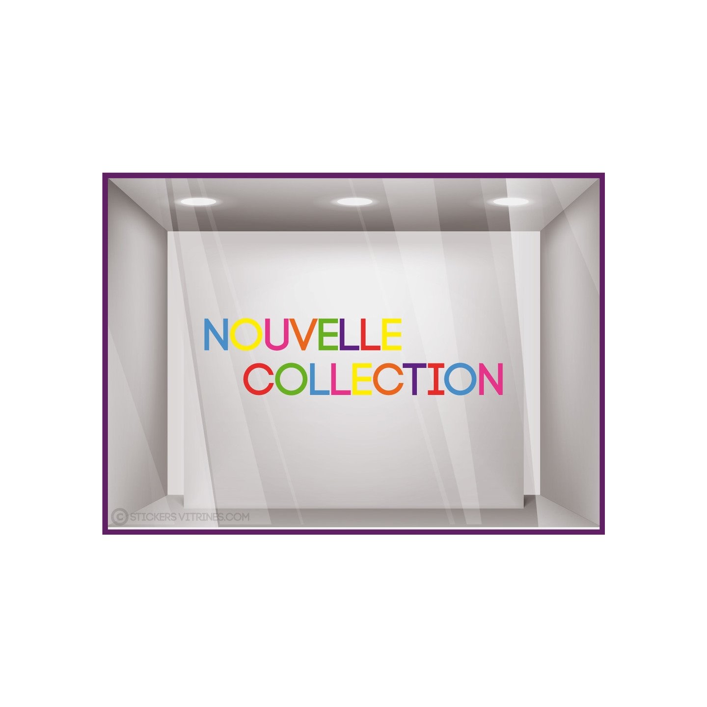 Sticker Nouvelle Collection Multicolore
