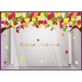 Kit Stickers d'Automne vitre devanture idee decoration magasin calicot vitrophanie