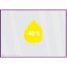 Sticker Promotion Feuille -40%
