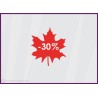 Sticker Promotion Feuille -30%