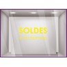 Sticker Soldes d'Automne commerce boutqiue vitrophanie idee decoration