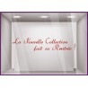 Sticker La Nouvelle Collection fait sa Rentrée ! decoration vitrine commerce devanture 