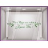 Sticker Toute l’équipe vous souhaite de joyeuses fêtes Sapin Noël Flocon Vitrophanie Lettrage Adhésif 