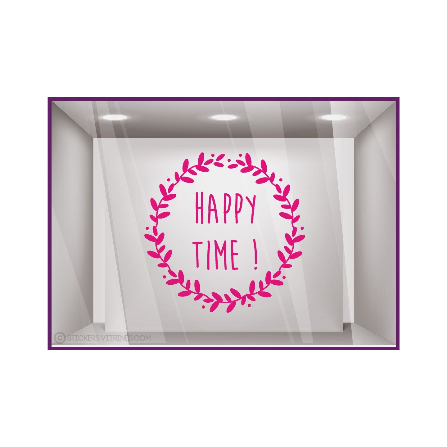 Sticker Couronne Happy Time