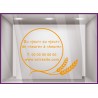 Sticker Horaires à personnaliser spécial Boulangerie Autocollant Adhésif Devanture Magasin Vitrine Pâtisserie 