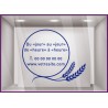 Sticker Horaires à personnaliser spécial Boulangerie Autocollant Adhésif Devanture Magasin Vitrine Pâtisserie 