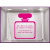 Sticker Horaires à personnaliser spécial Parfumerie Signalétique Beauté Esthétique