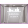 Sticker Horaires `a personnaliser spécial Institut de beauté