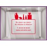 Sticker Horaires `a personnaliser spécial Institut de beauté