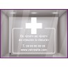 Sticker Horaires a personnaliser spécial pharmacie