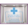 Sticker Horaires a personnaliser spécial pharmacie