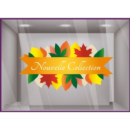 Sticker Feuilles bandeau Nouvelle Collection