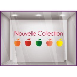 Sticker Nouvelle Collection Pommes