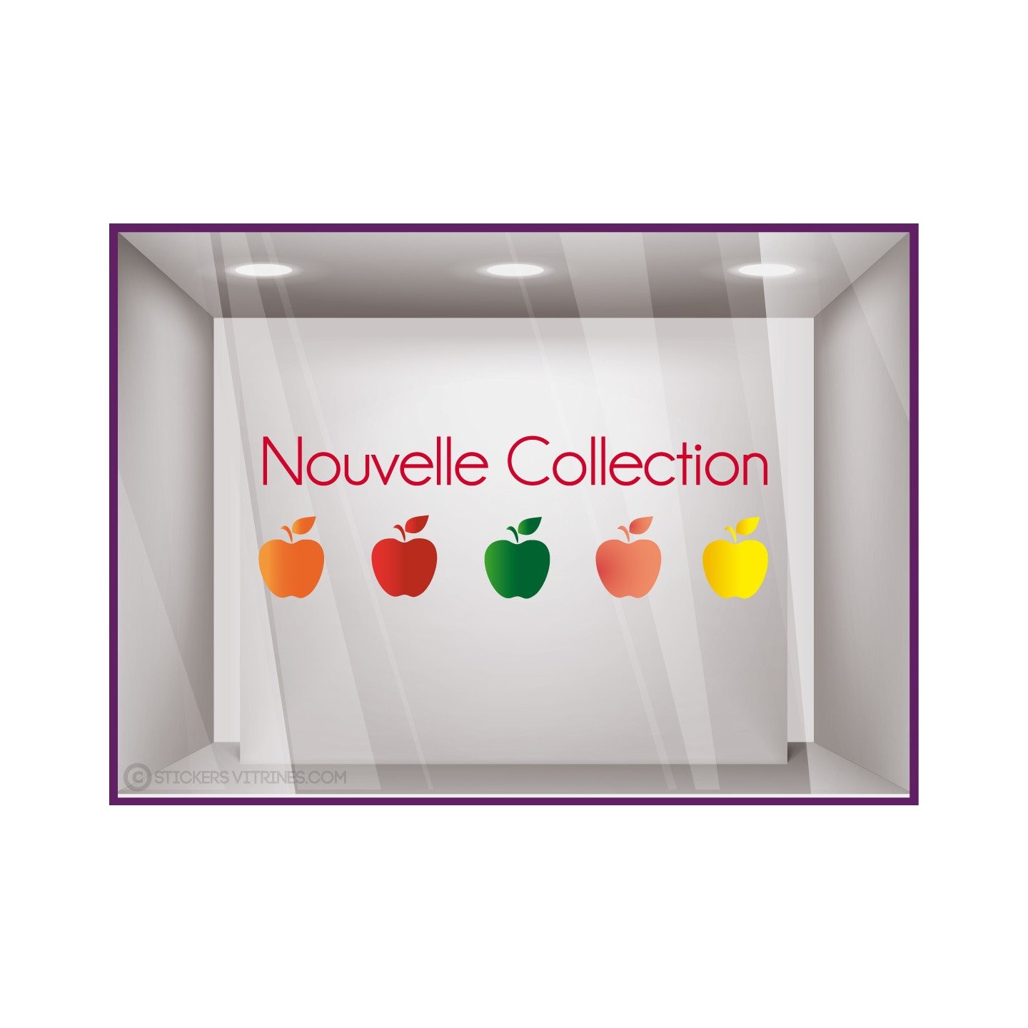 Sticker Nouvelle Collection Pommes