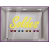 Sticker Soldes Lunettes de soleil destockage braderie liquidation lettrage adhesif ete vitrophanie opticien mode