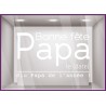 Sticker Elu Papa de l'année lettrage adhesif fete des peres papas mode chaussure accessoire vitrophanie devanture commerce
