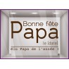 Sticker Elu Papa de l'année lettrage adhesif fete des peres papas mode chaussure accessoire vitrophanie devanture commerce