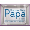 Sticker Elu Papa de l'année lettrage adhesif fete des peres papas mode chaussure accessoire vitrophanie devanture commerce