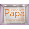 Sticker Elu Papa de l'année lettrage adhesif fete des peres papas mode chaussure accessoire vitrophanie devanture commerce