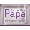 Sticker Elu Papa de l'année lettrage adhesif fete des peres papas mode chaussure accessoire vitrophanie devanture commerce