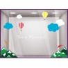 Kit de stickers Vive la montagne été devanture calicot enseigne vitrophanie agence de voyage sport lettrage adhesif