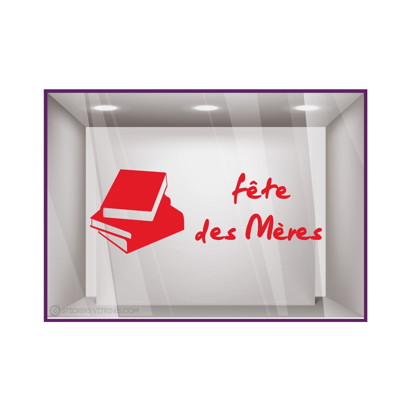 Sticker livres f^ete des Mères