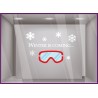 Sticker Winter Is Coming vitrophanie pour devanture de commerce