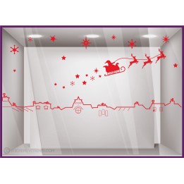 Kit de Sticker Noël sur les  toits 