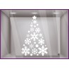 Sticker Sapin noel sticker vitrine magasins facade mode decoration