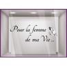 Sticker pour la femme de ma vie