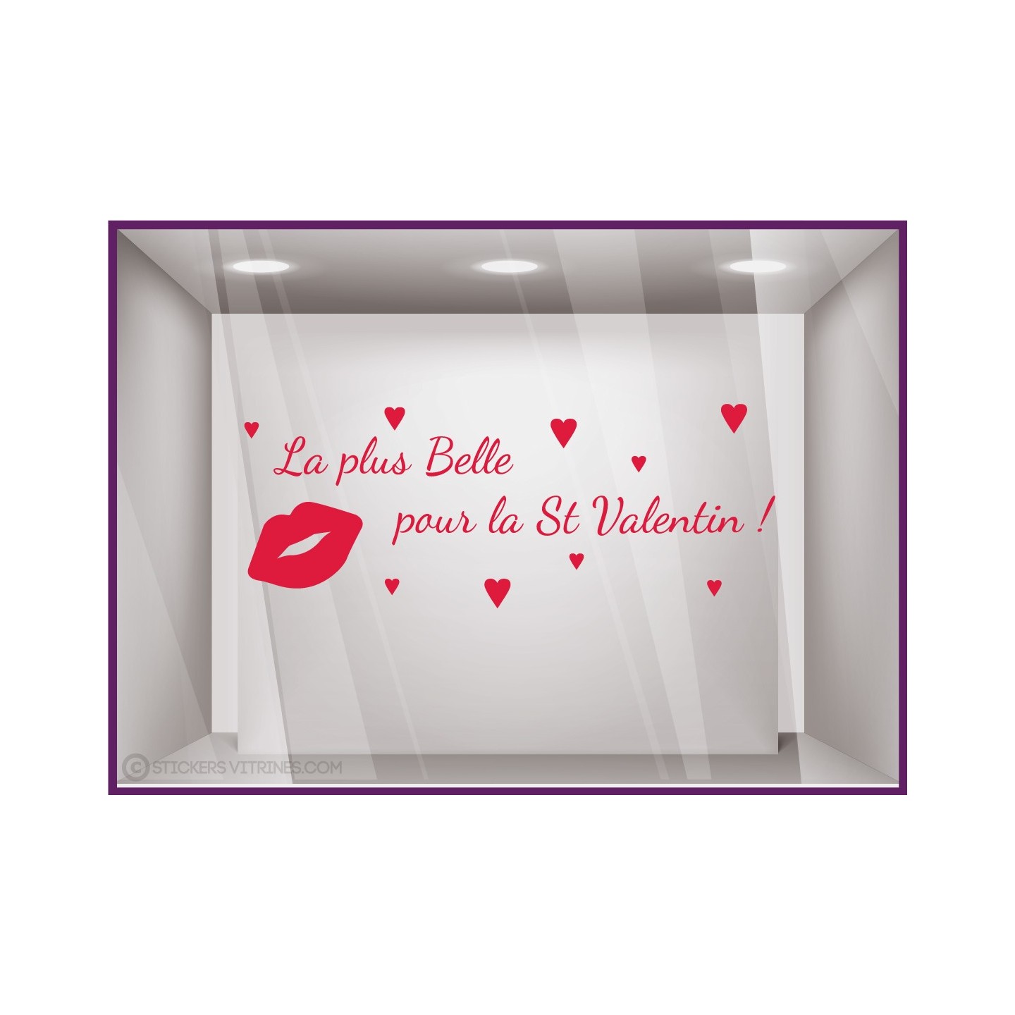 StickerLa plus belle pour la Saint-Valentin