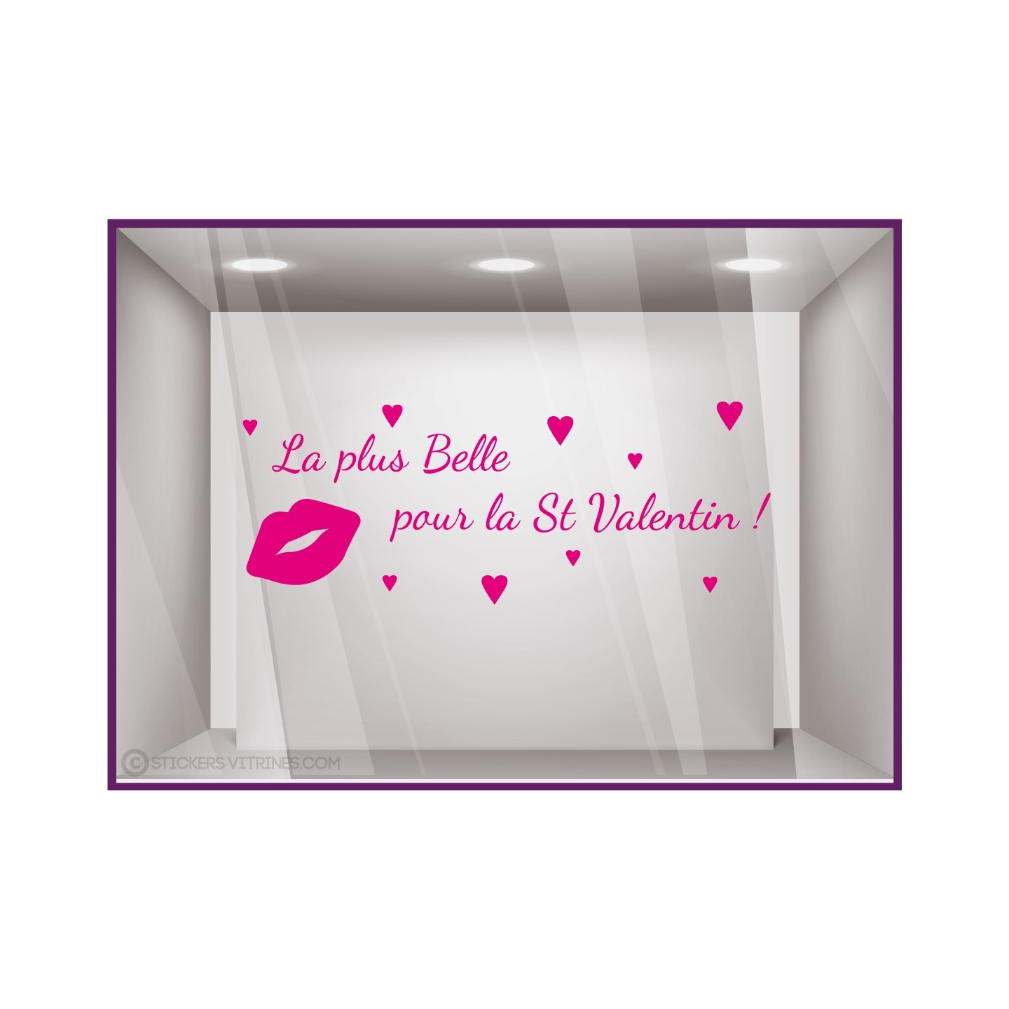 StickerLa plus belle pour la Saint-Valentin
