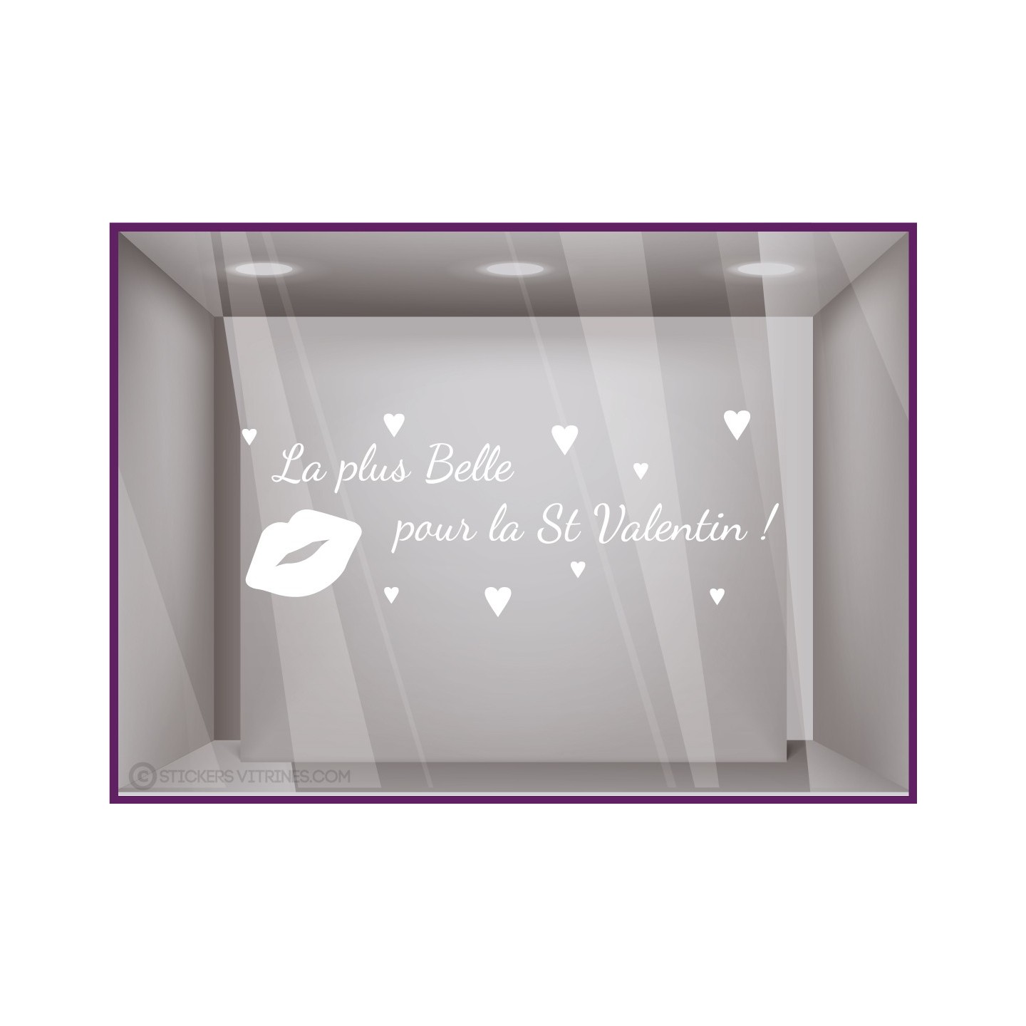 StickerLa plus belle pour la Saint-Valentin