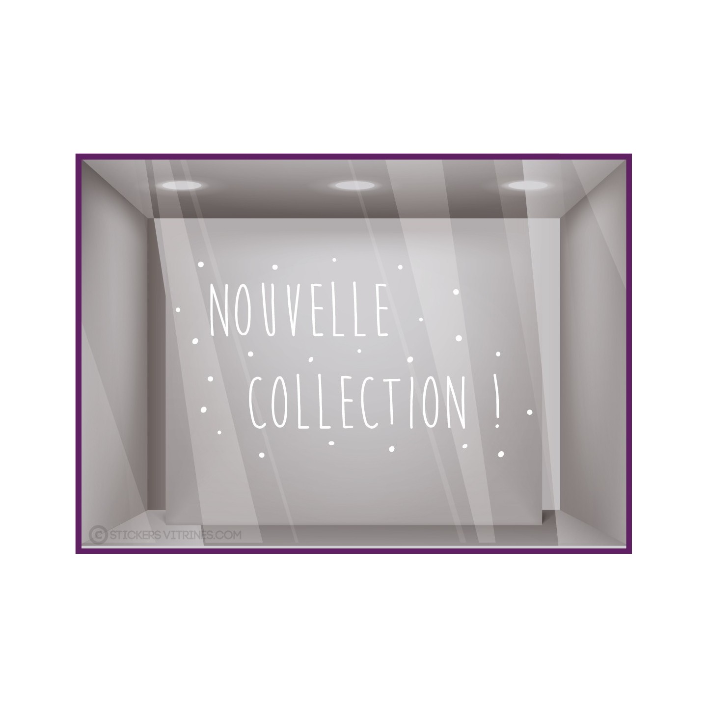 Sticker Nouvelle Collection petits points