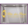 Sticker Montre Fête des Pères papas bijouterie horlogerie lettrage adhésif autocollant devanture vitrine calicot vitrophanie