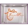 Sticker Oeuf et texte Joyeuses Pâques chocolat patissiers boulangers fêtes 
