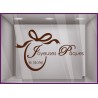 Sticker Oeuf et texte Joyeuses Pâques chocolat patissiers boulangers fêtes 