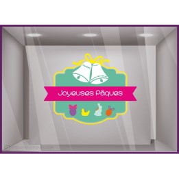 Sticker Etiquette Joyeuses Pâques